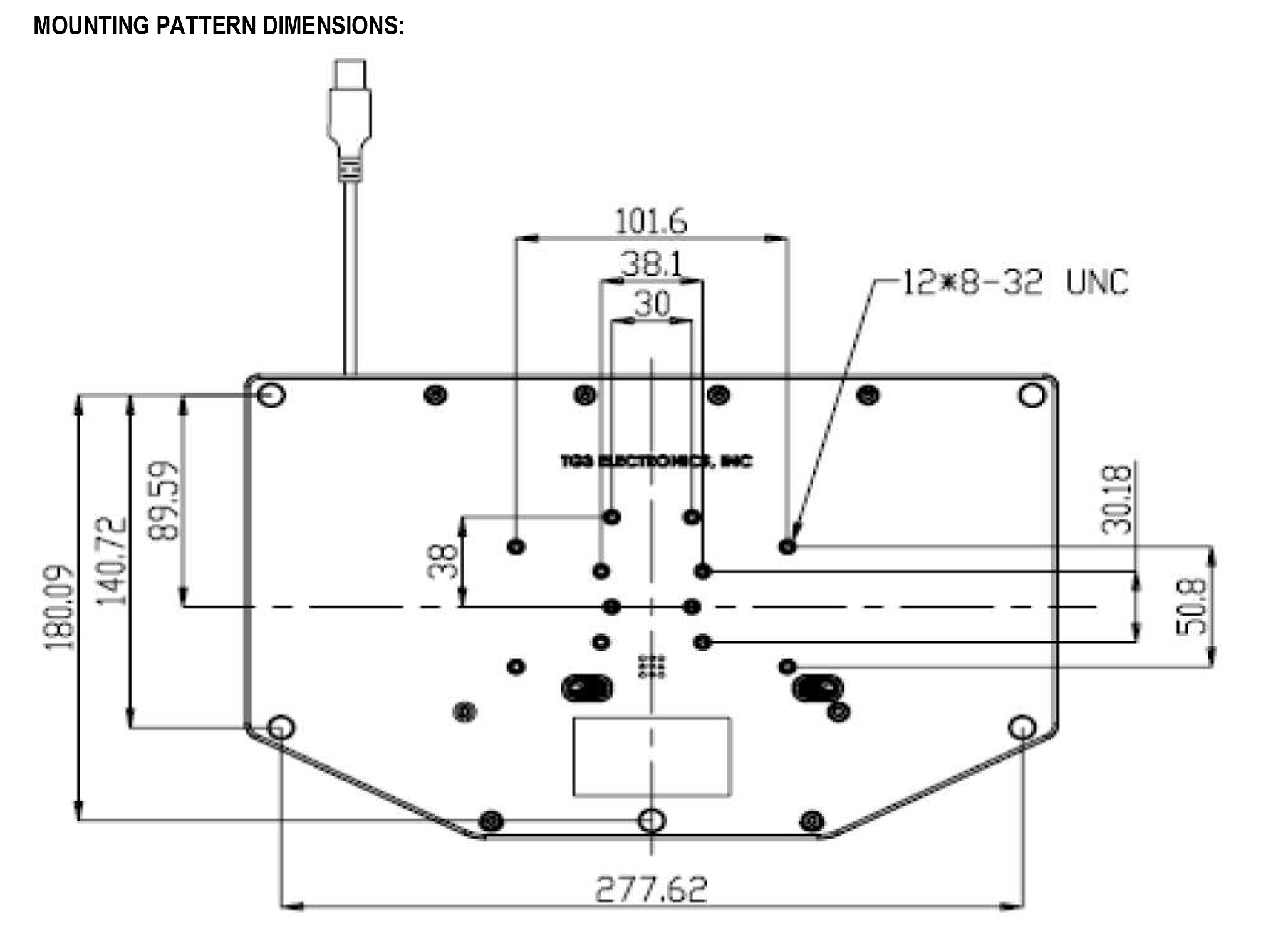 Backlit Intensity Adjustment BLTX Mounting Patterns