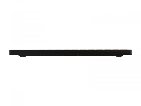 KBA-CK78-BNBN-US (back view) back view of black Bluetooth keyboard