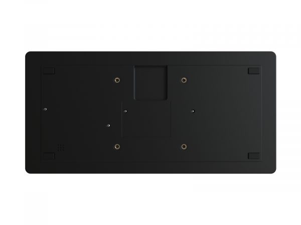 KBA-CK78-BNBN-US (bottom view) bottom view of black Bluetooth keyboard