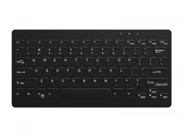 KBA-CK78-BNBN-US (top view) top view of black Bluetooth keyboard