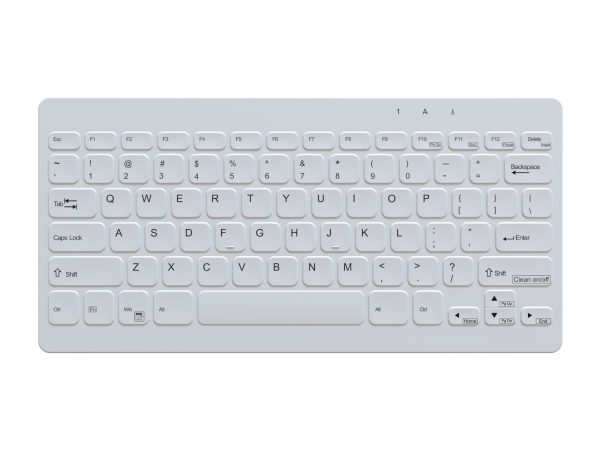 KBA-CK78-WNBN-US (top view) top view of 78-key white Bluetooth keyboard