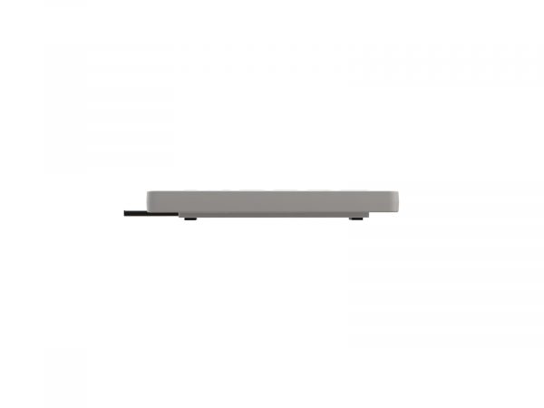 KBA-CK78-WNUN-US (left side) left view of white USB keyboard