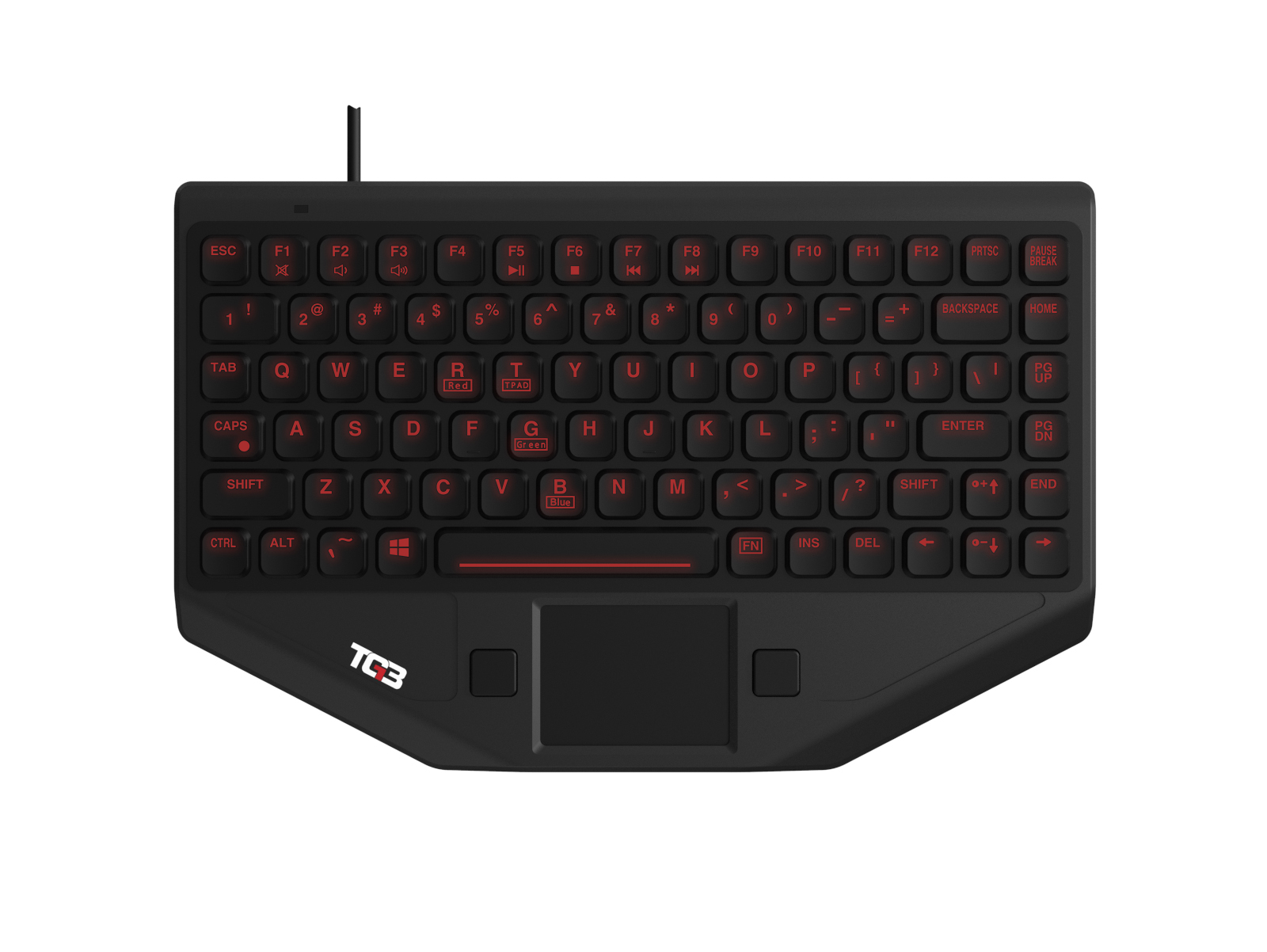 KBA-BLTXR-U-US (with red backlighting) KBA-BLTXR-U-US (with red backlighting)