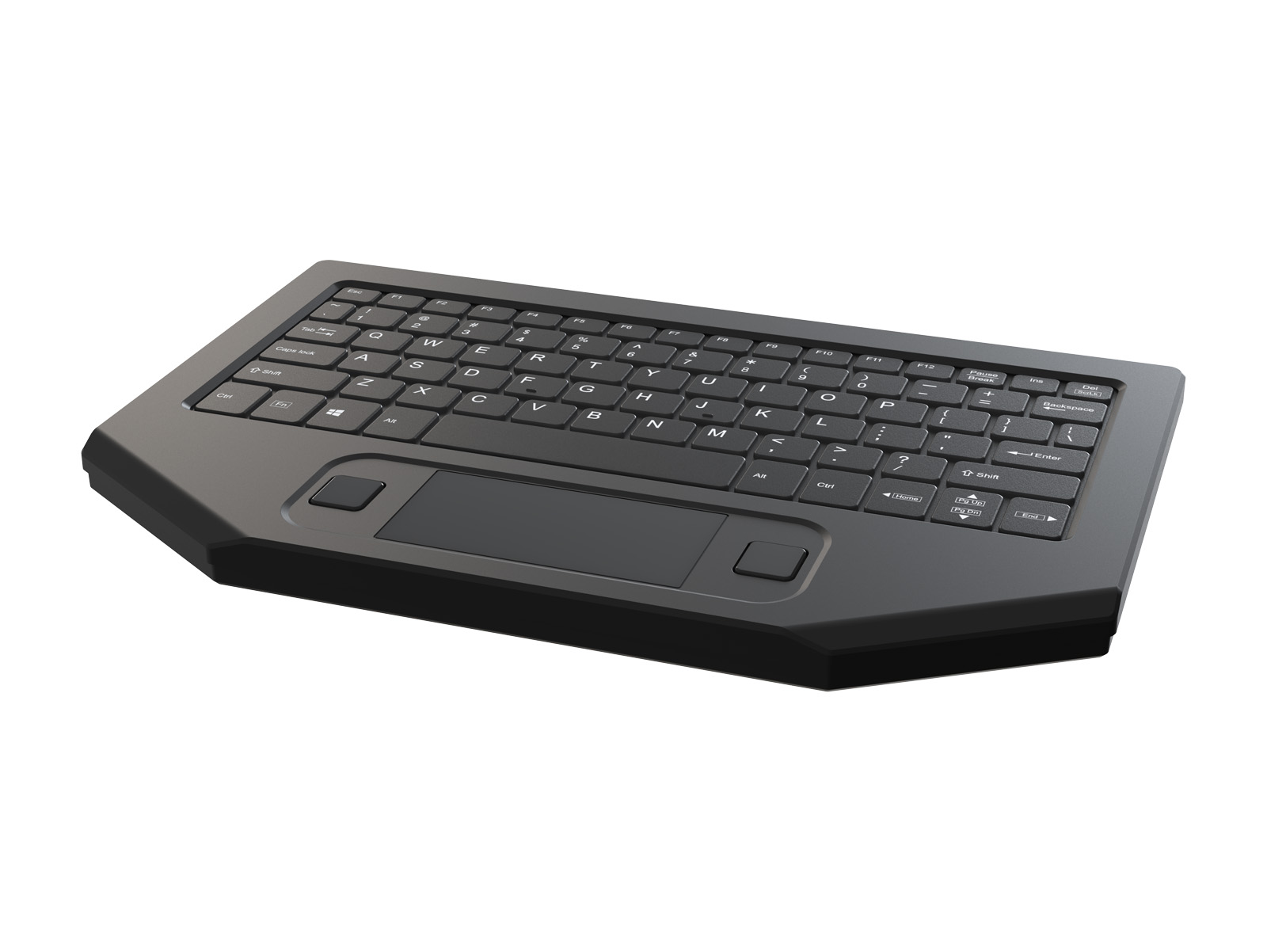 KBA-BLTXR-LPU-US_iso-view BLTX Mini rugged, low-profile keyboard (isometric view)